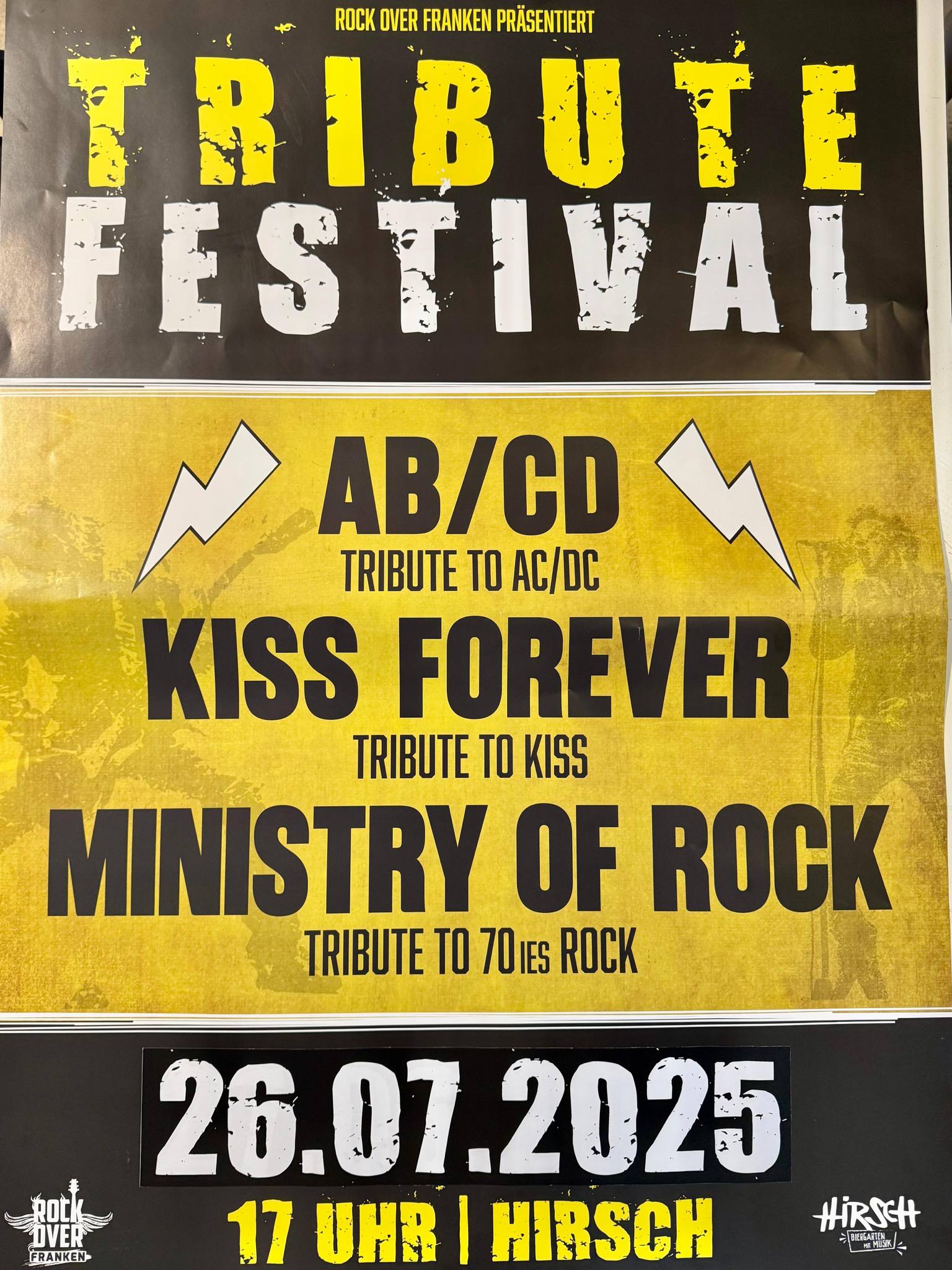 Event-News: Rock Over Franken Hirsch-Festival am 26. Juli Event-News: Rock Over Franken Hirsch-Festival am 26. Juli