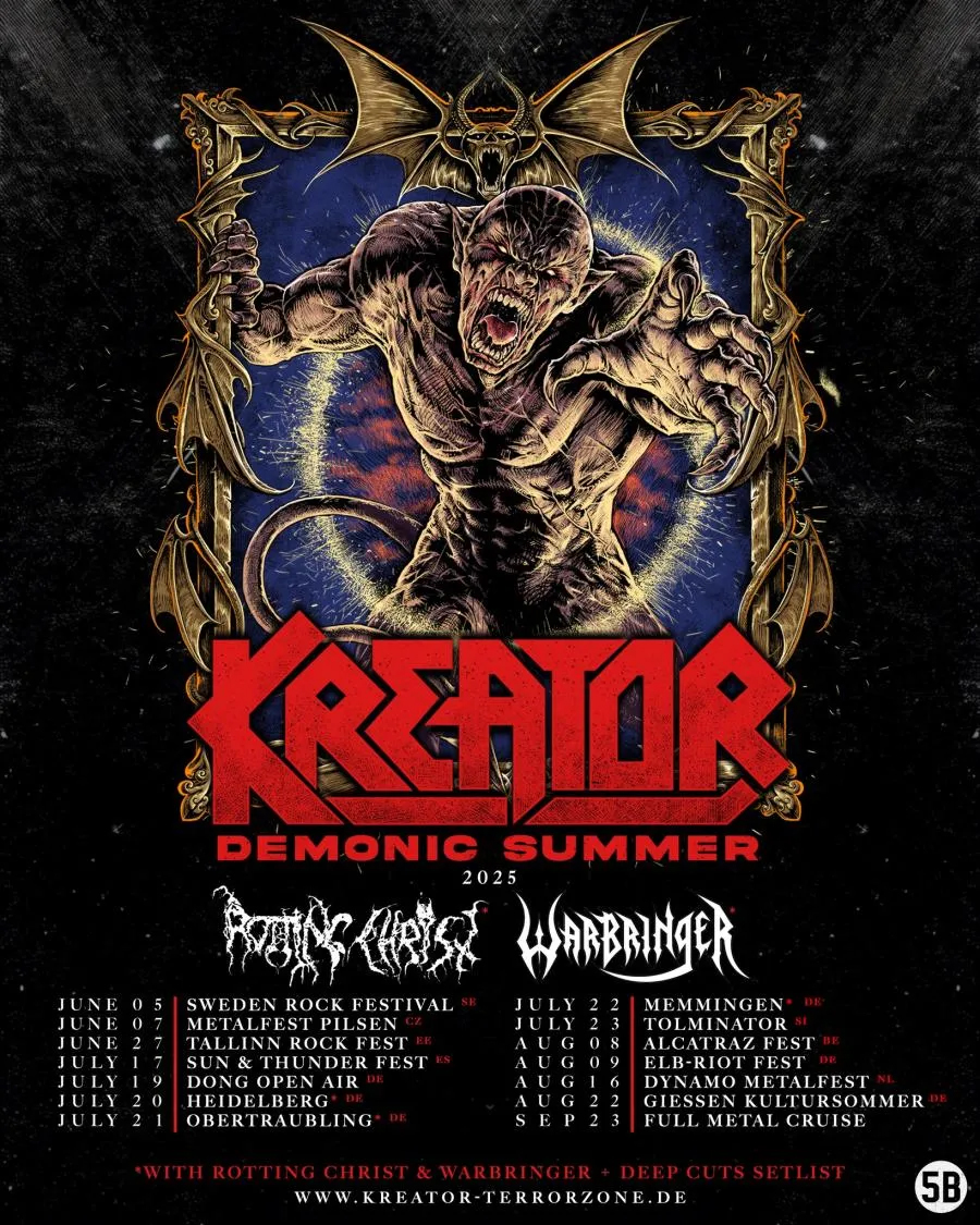 Event-News: Kreator – Demonic Summer in der Eventhall Airport Obertraubling Event-News: Kreator – Demonic Summer in der Eventhall Airport Obertraubling