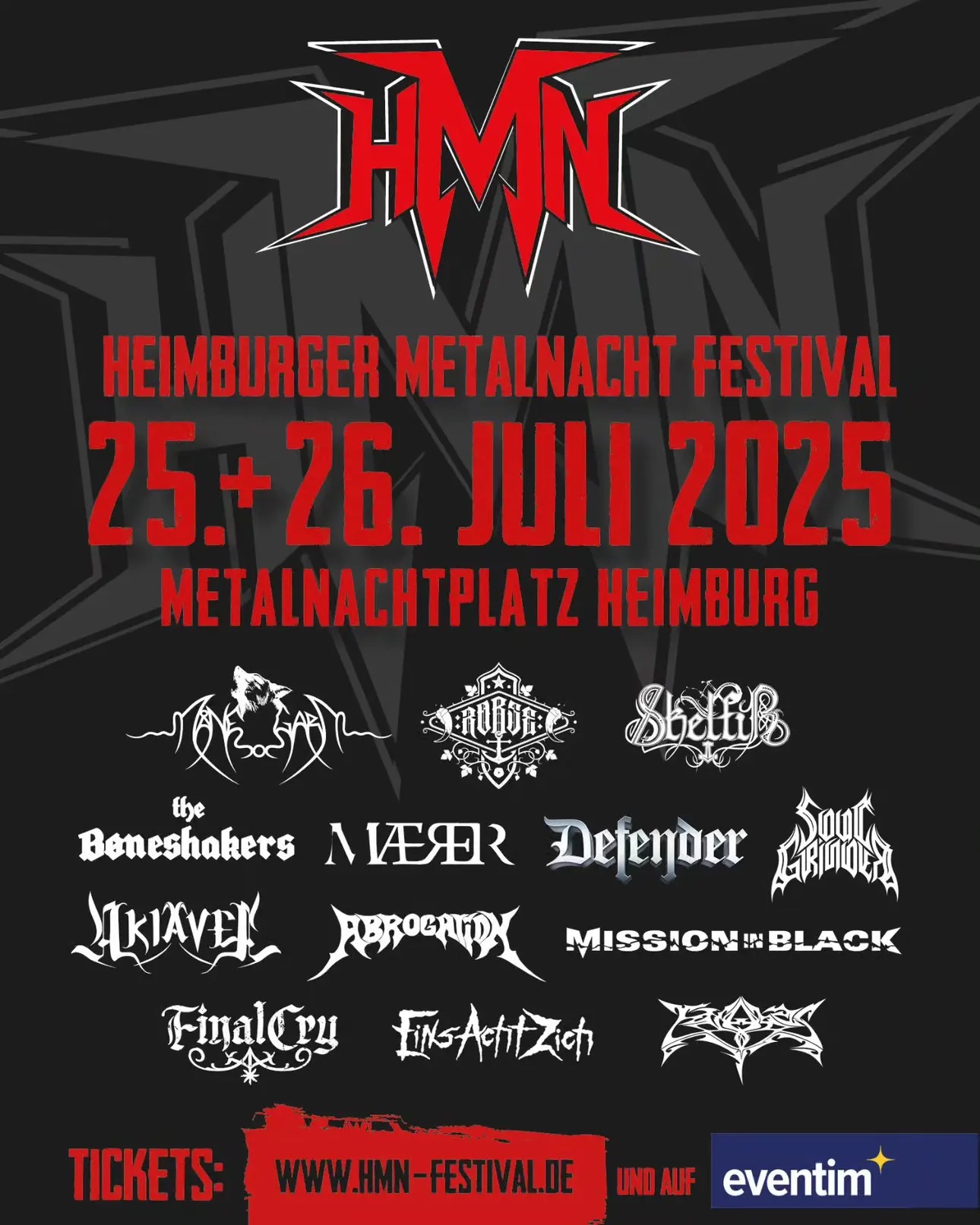 Event-News: Heimburger Metalnacht 2025: Heavy Metal-Wochenende auf dem Metalnachtplatz Event-News: Heimburger Metalnacht 2025: Heavy Metal-Wochenende auf dem Metalnachtplatz