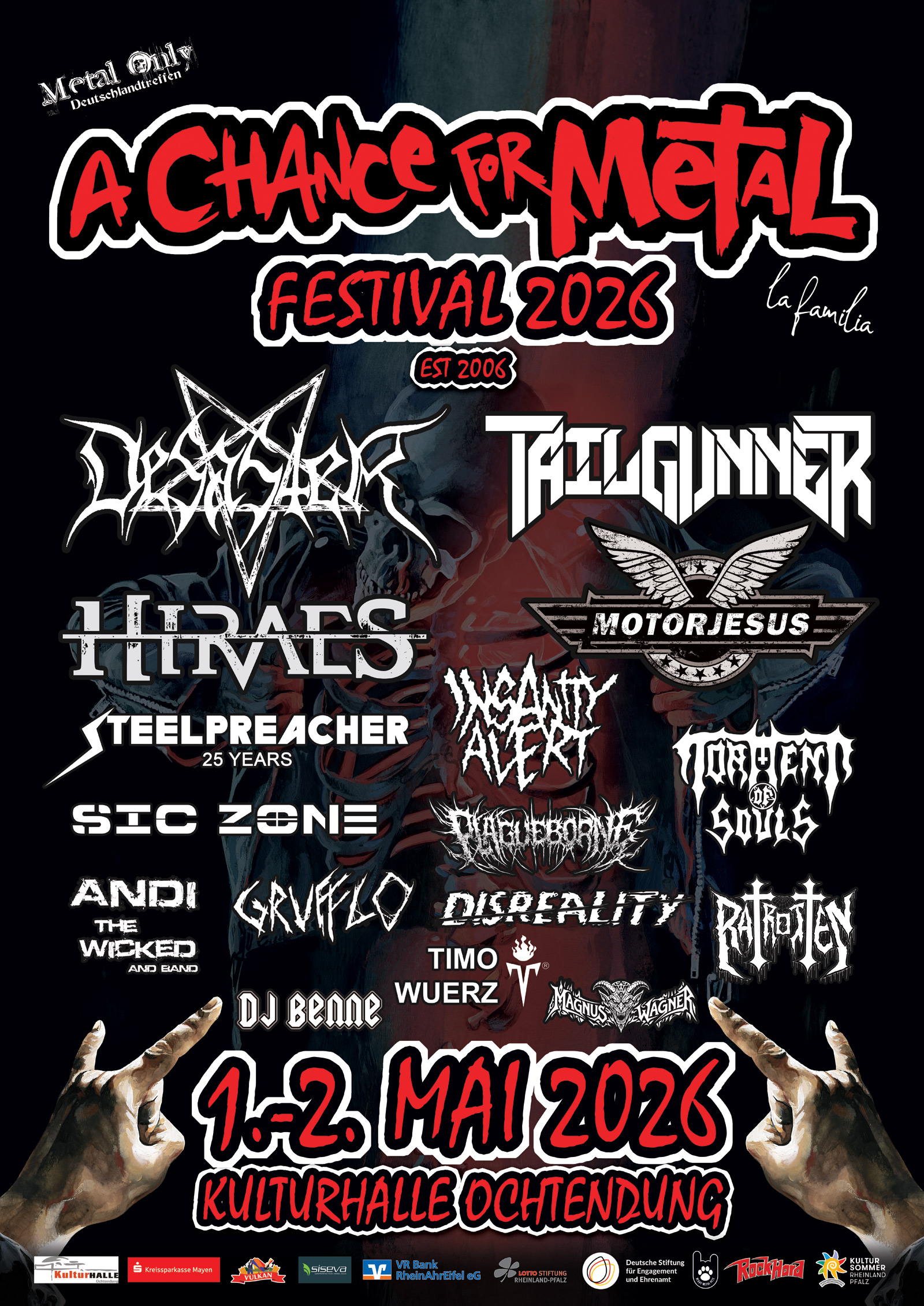 Event-News: A Chance for Metal Festival 2026 – 20 Jahre von Metalheads, für Metalheads!