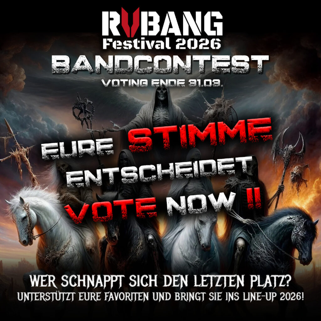 RVBang 2026 - Flyer zum Bandcontest