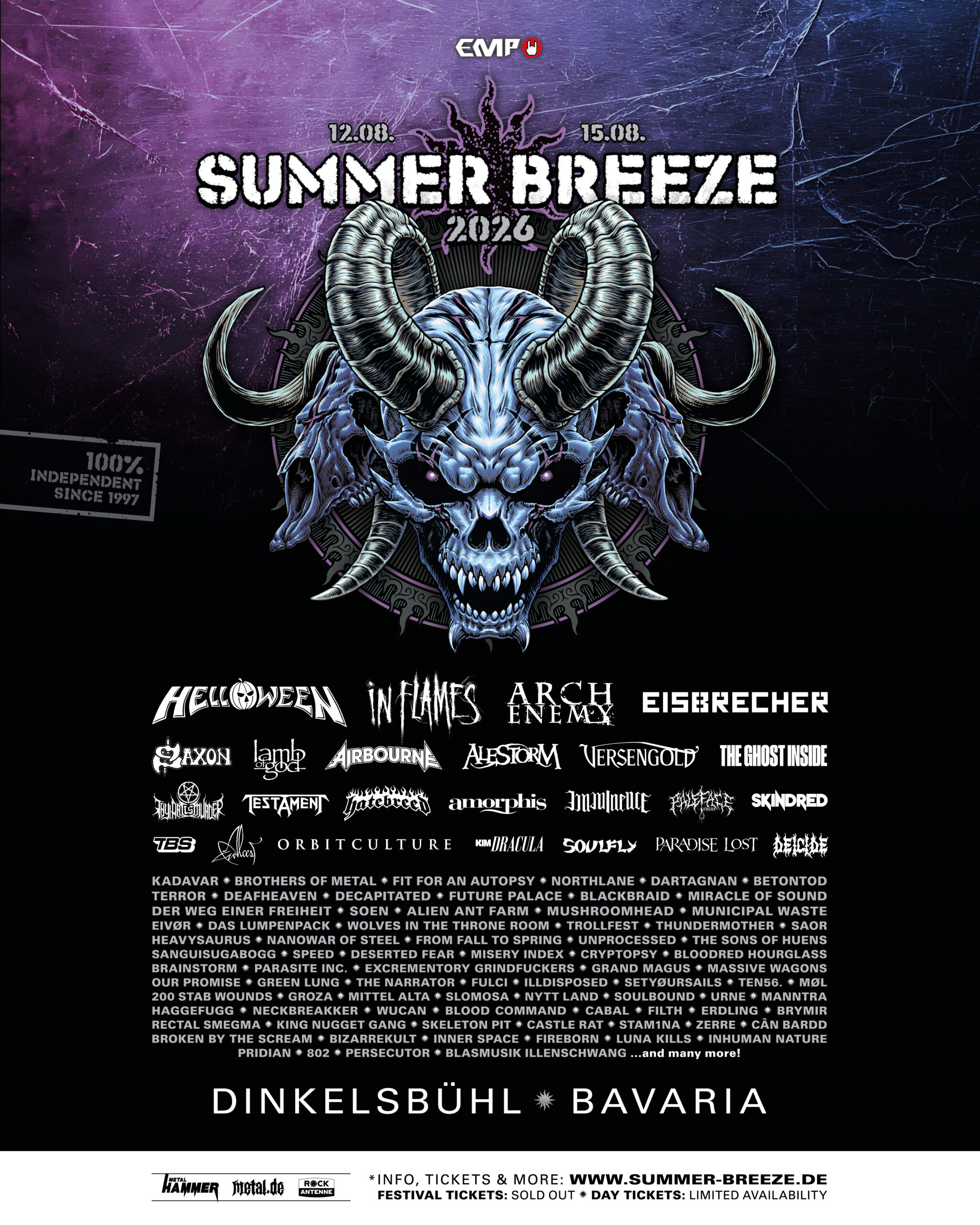 Event-News: Das Summer Breeze Open Air 2026 in Dinkelsbühl