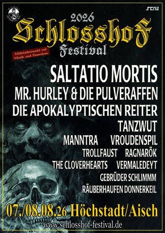 Event-News: Dasd Schlosshof Festival 2026 in Höchstadt a.d. Aisch