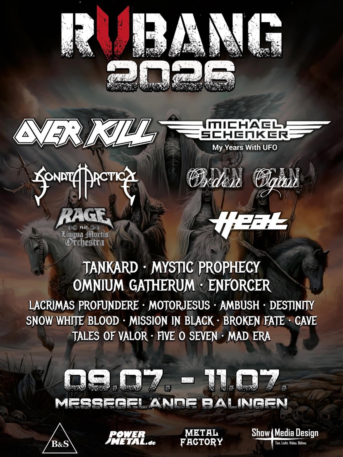 Event-News: RVBANG Festival 2026: Metal-Wochenende auf dem Messegelände Balingen
