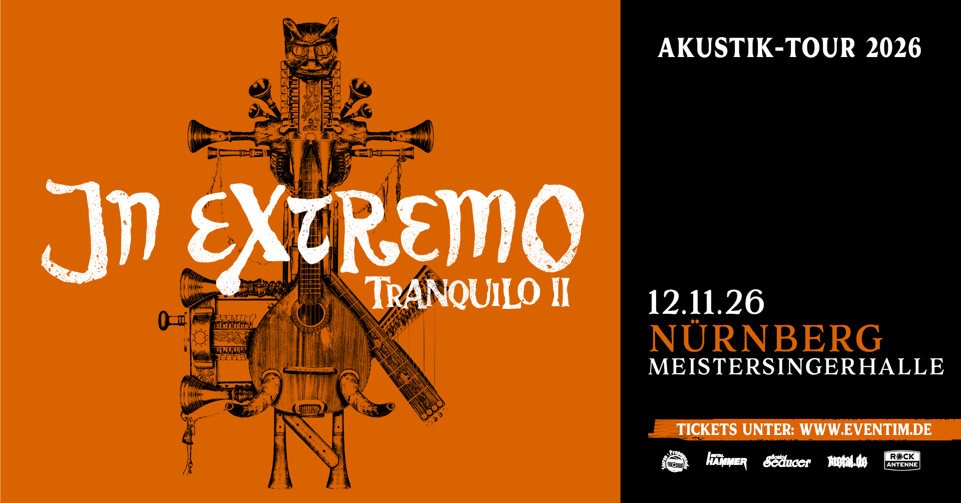 Event-News: In Extremo akustisch am 12. November 2026 in der Nürnberger Meistersingerhalle